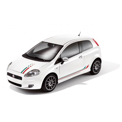 Punto|5 Doors Side Panel Adhesive Decals with Italy Stripes/Lines