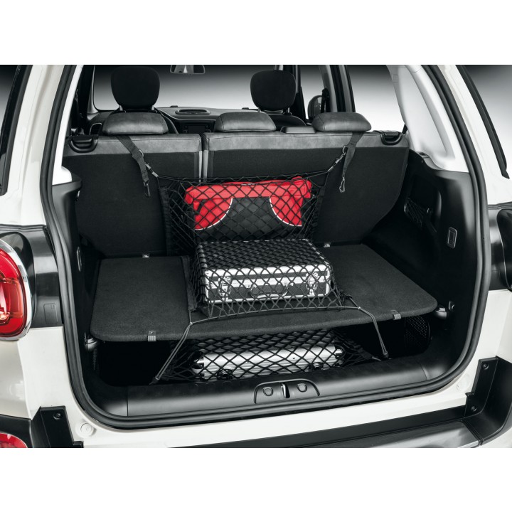 Fiat 500L Luggage Compartment Retaining and Securing Net Set and Merchandise