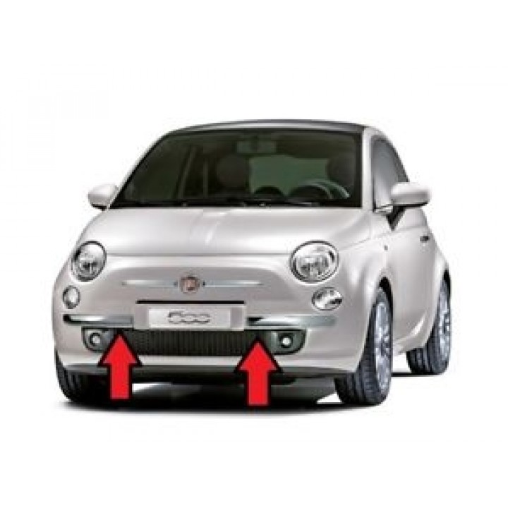 Fiat 500 Chrome Bumper Protection and Merchandise