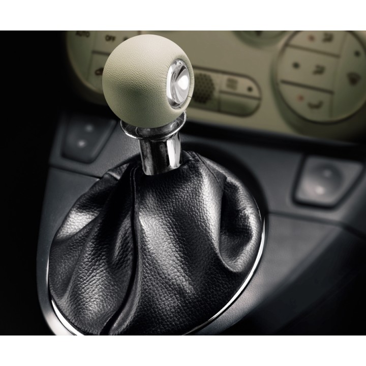 500 Ivory Leather Gear Knob Genuine Official Product 