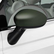 500 Stylish Side Mirror Covers Decal-Wrapped in Military Green-Pair
