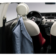 500 Coat/Jacket/Jumper Seat Headrest Hook Hanger Colour Ivory