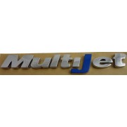 Badge Fiat Multijet (Blue J) Chrome
