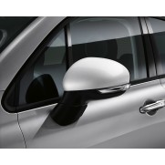 500X Side Mirror Covers/Replacement Caps - White - Set of 2
